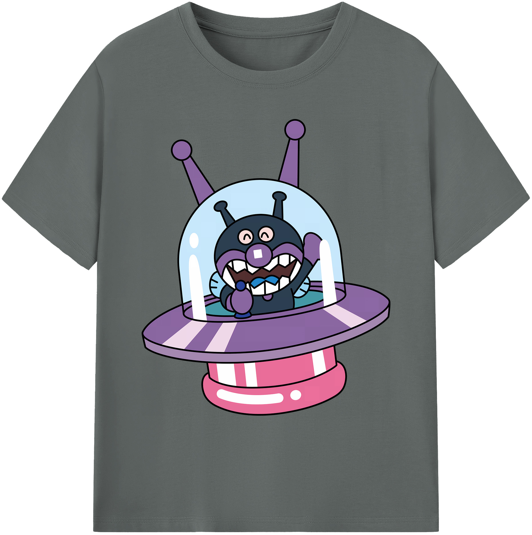 （画像用） アンパンマン Anpanman 綿100％ メンズ半袖Tシャツ｜肌触りやわらか＆通気性